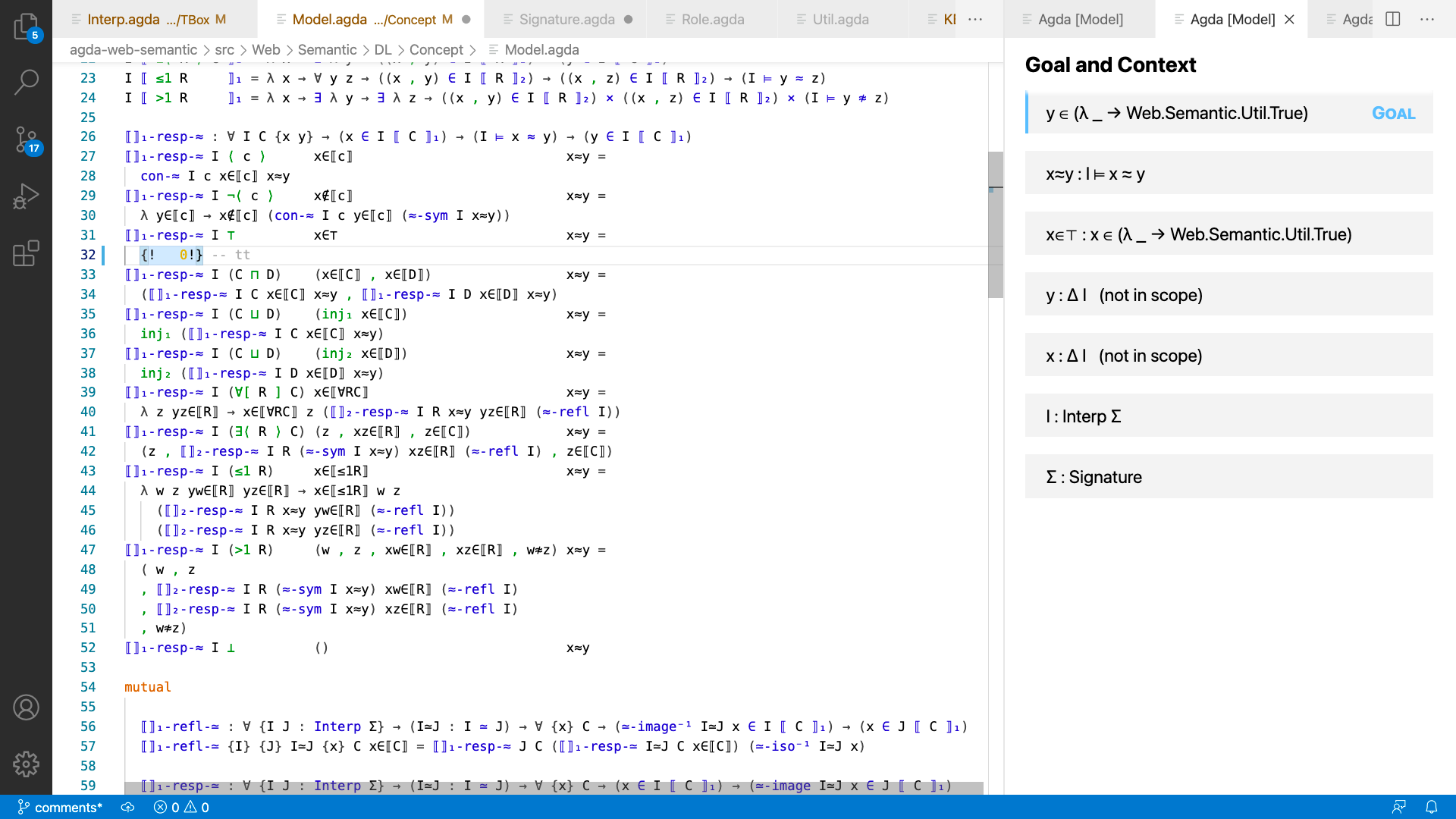 VS Code with Agda integration